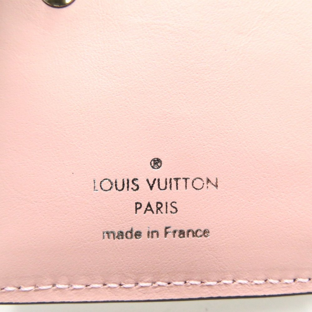 LOUIS VUITTON Portefeiulle Claire White Pink Mahina leather M80554 - Picture 8 of 8